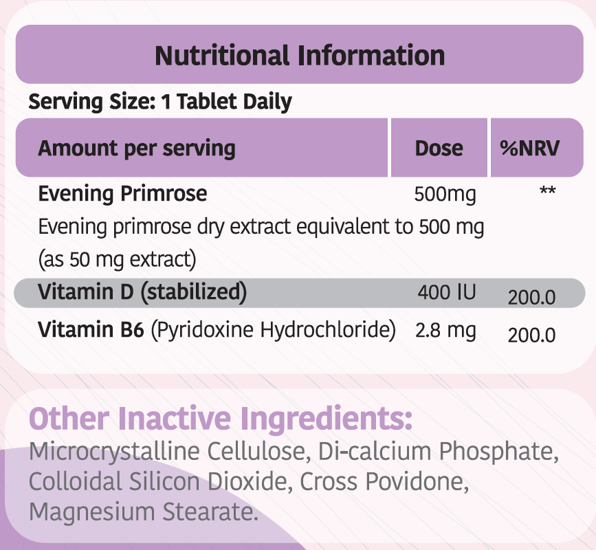 Evening Primrose 500mg
