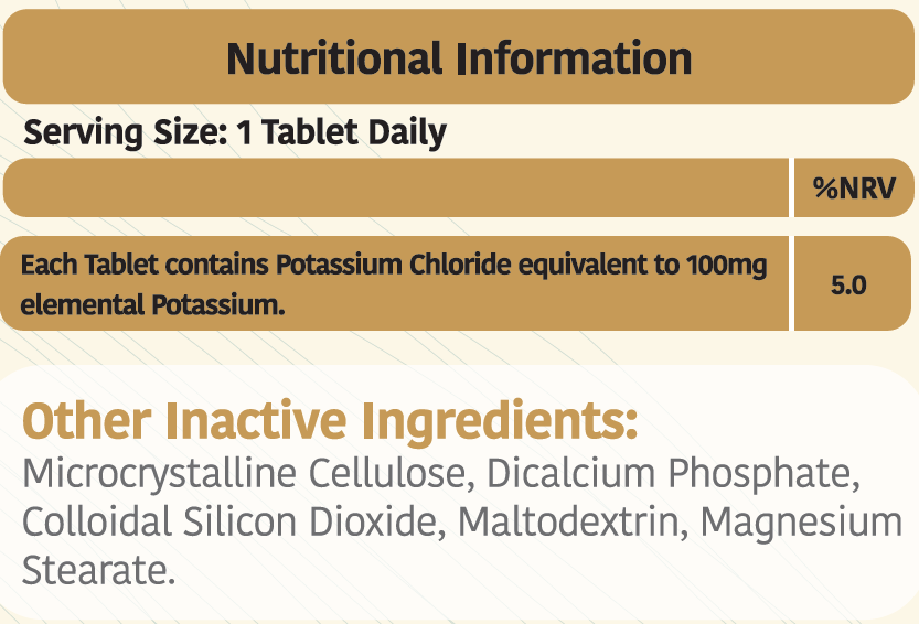 Potassium 100mg